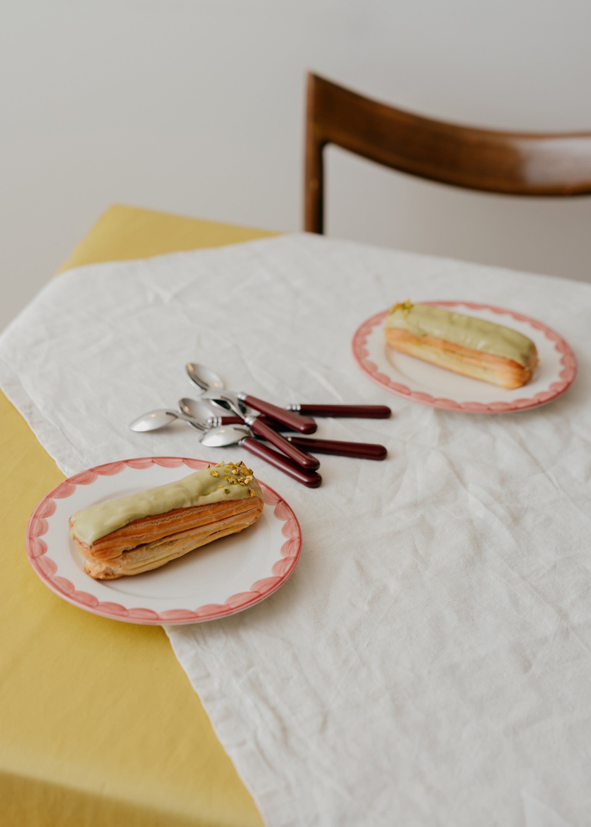 Pink Scallop Side Plate