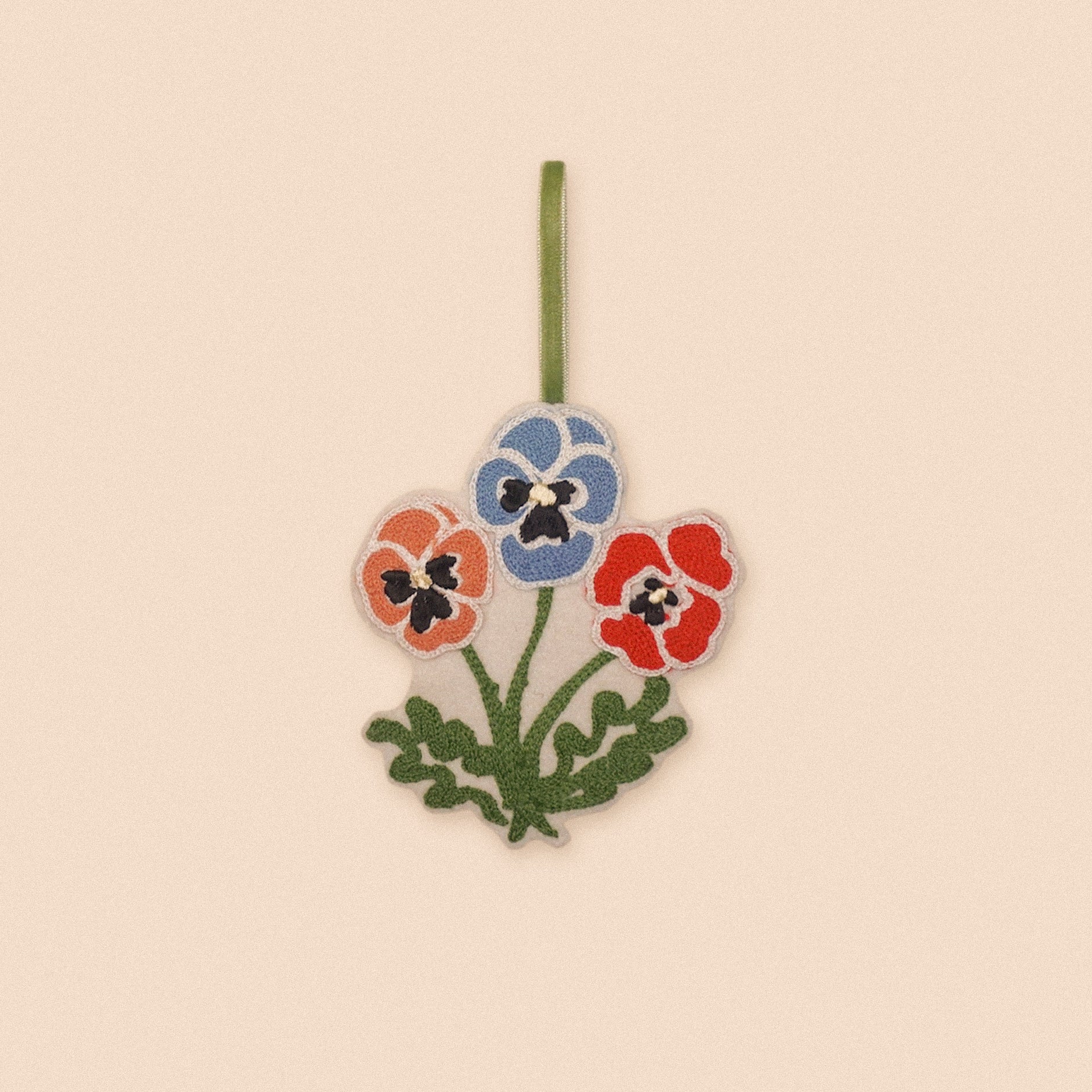 Winter Pansy Christmas Decoration