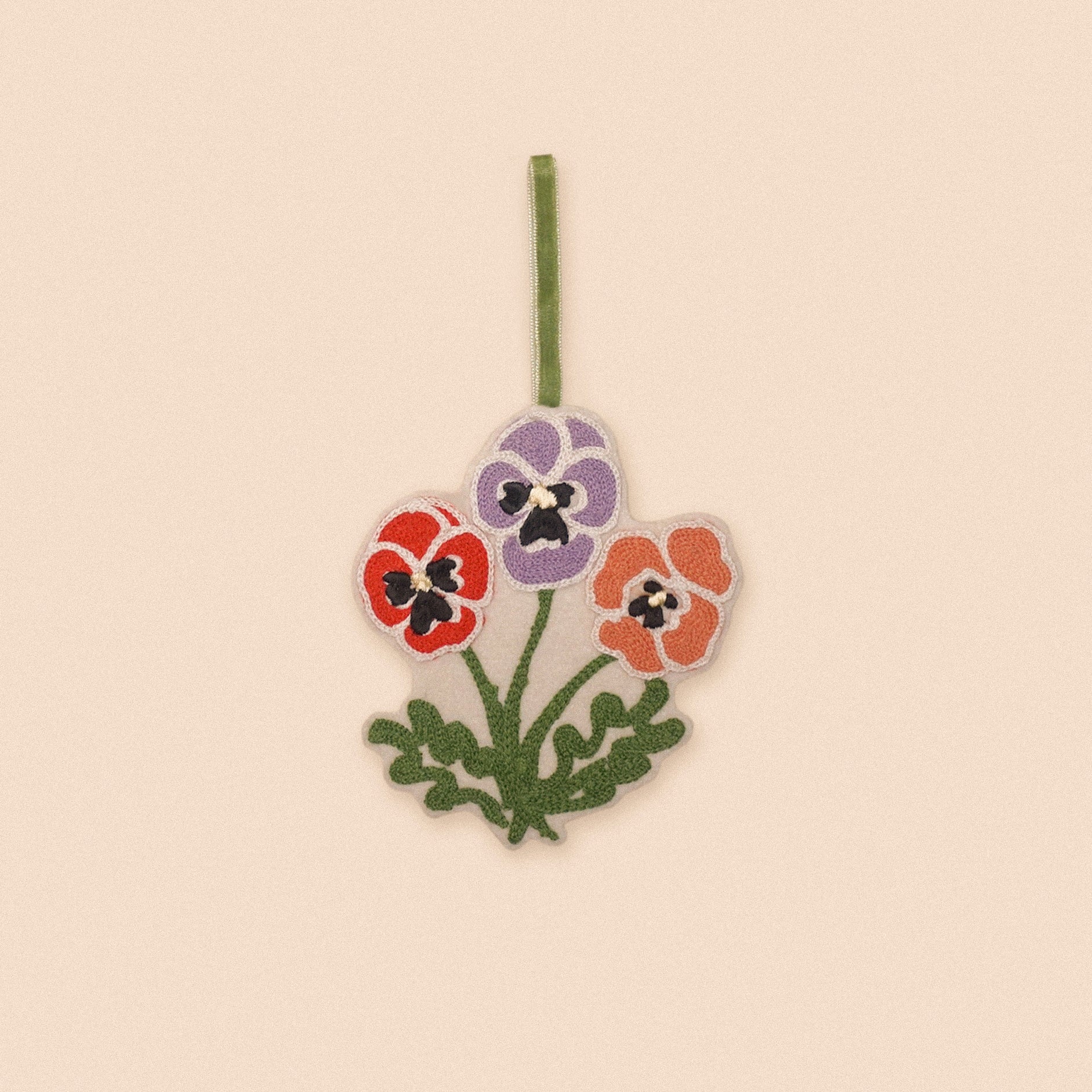 Winter Pansy Christmas Decoration