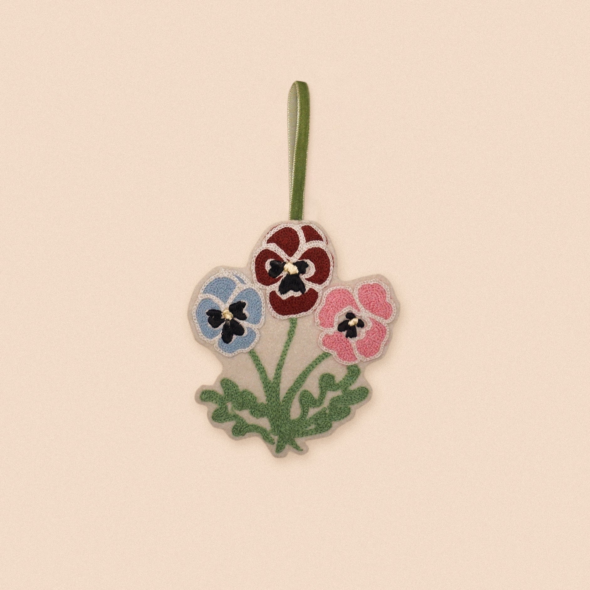 Winter Pansy Christmas Decoration