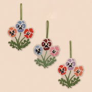 Winter Pansy Christmas Decoration
