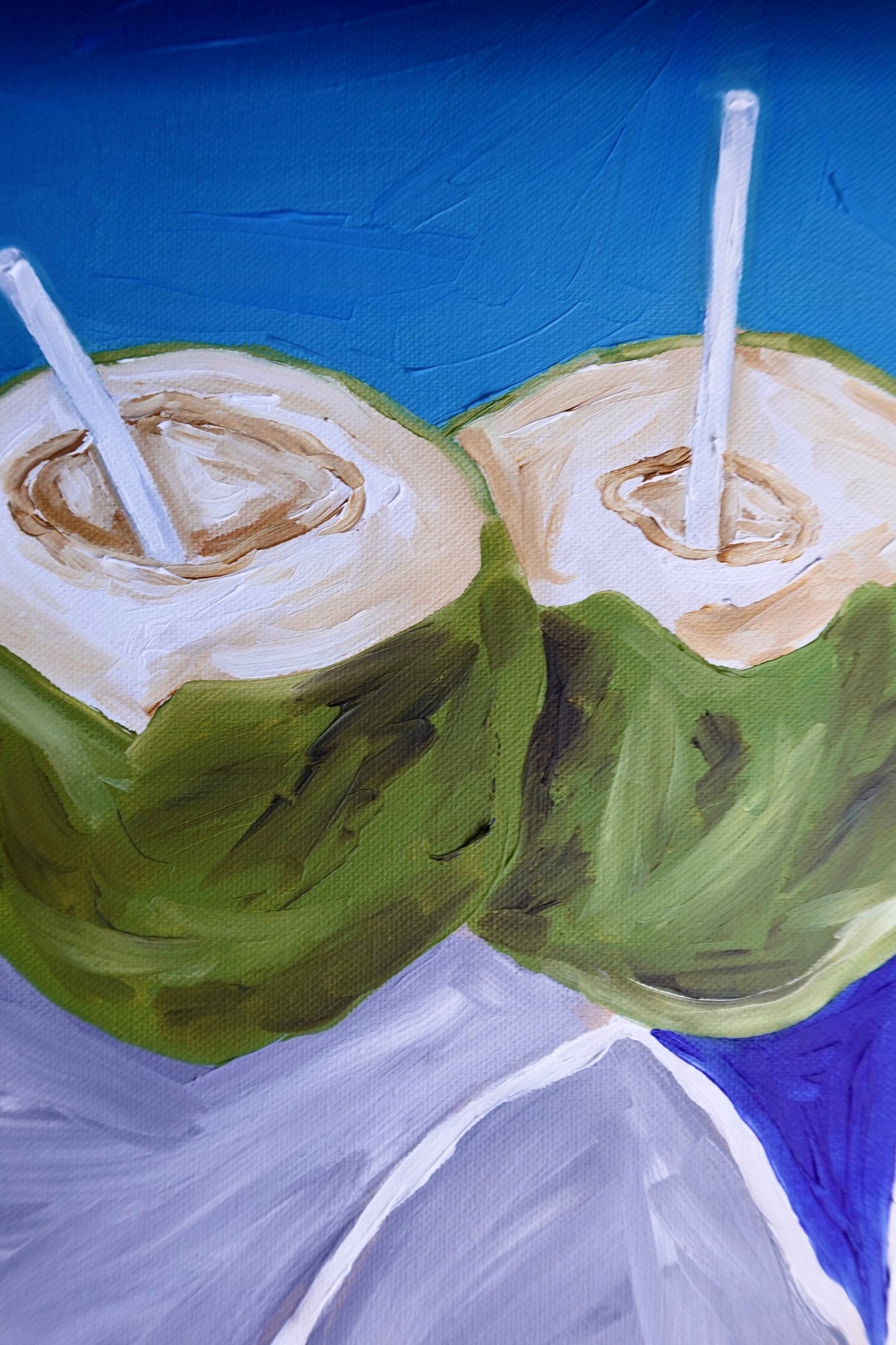 Pé na areia Painting