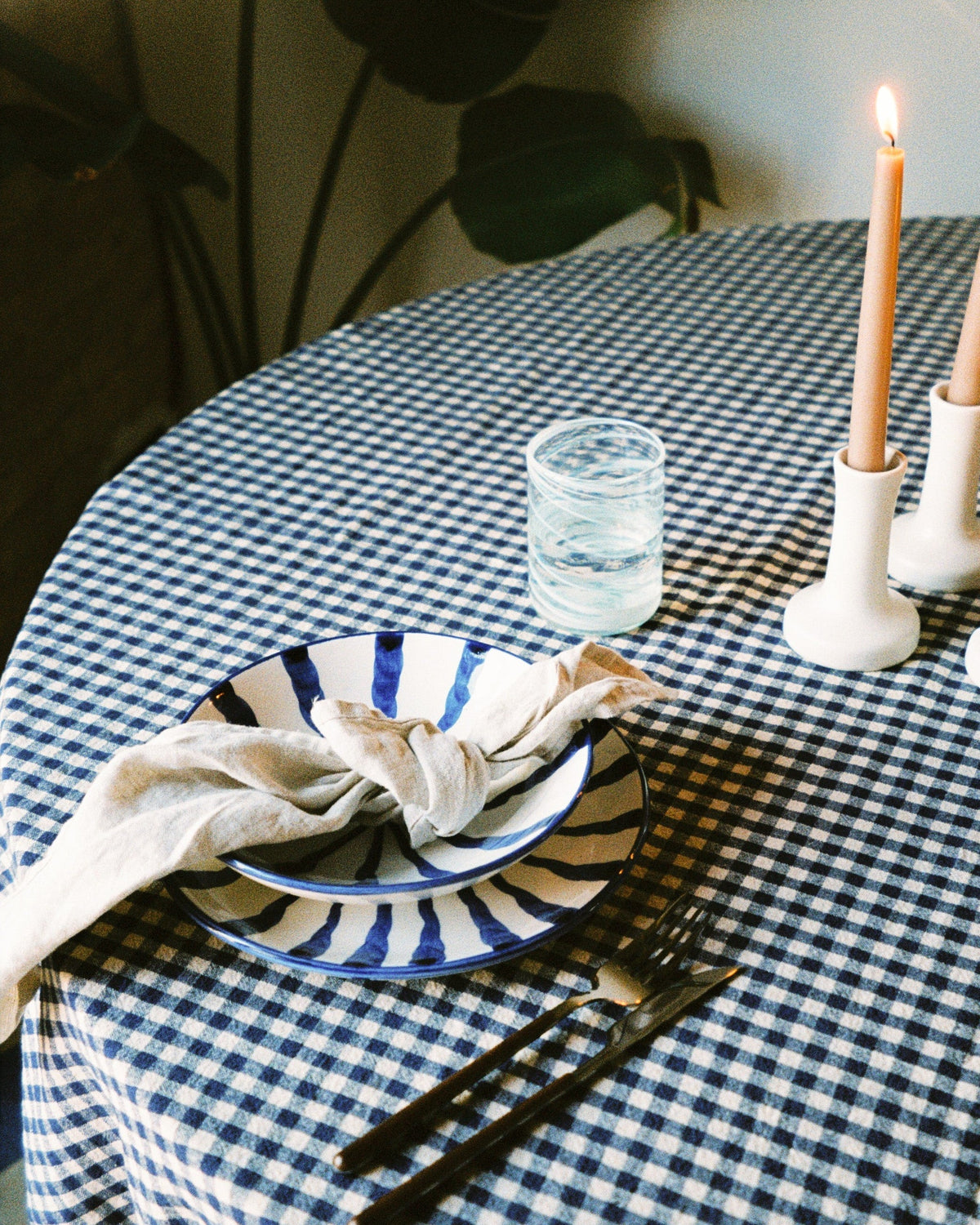 Wave Pasta Bowl - Azure