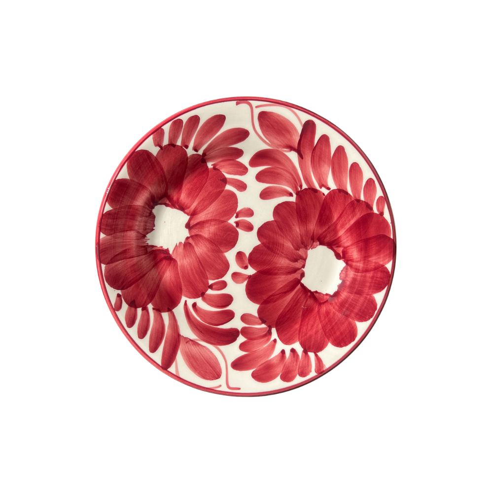 Florita Dessert Plate, Grenadine