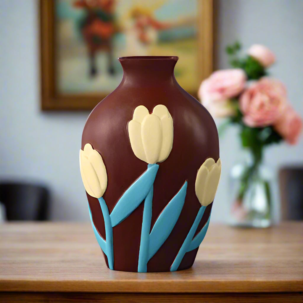 Handmade Nordic inspired abstract "Bold Blossom Containers" vase