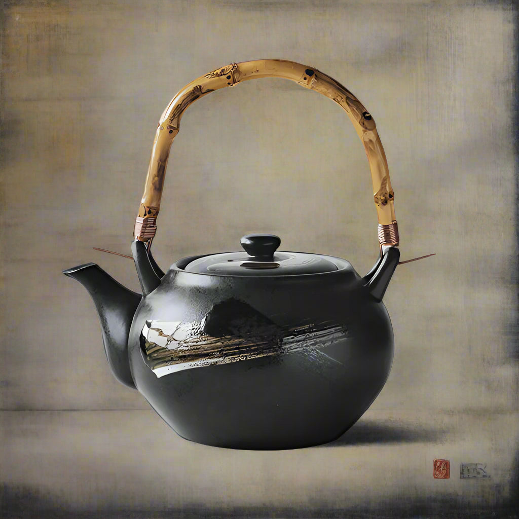 Japanese traditional "Dragonfly Serenade" teapot - 27oz