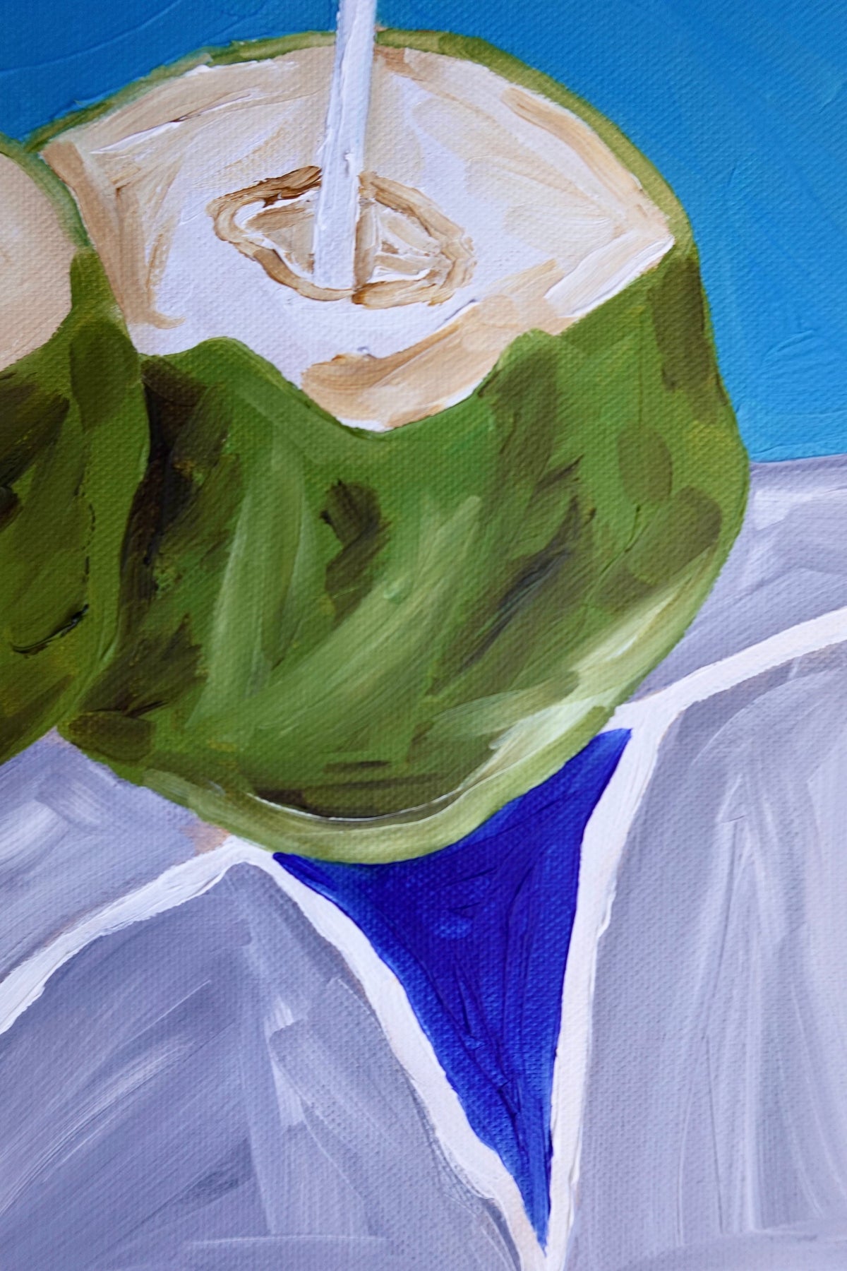 Pé na areia Painting