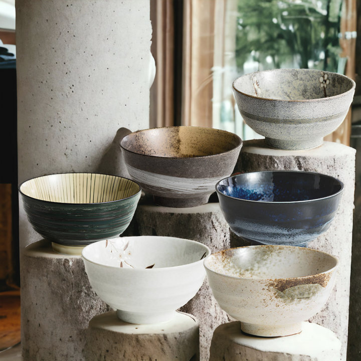 Handmade traditional "Early Spring - 春先" bowl