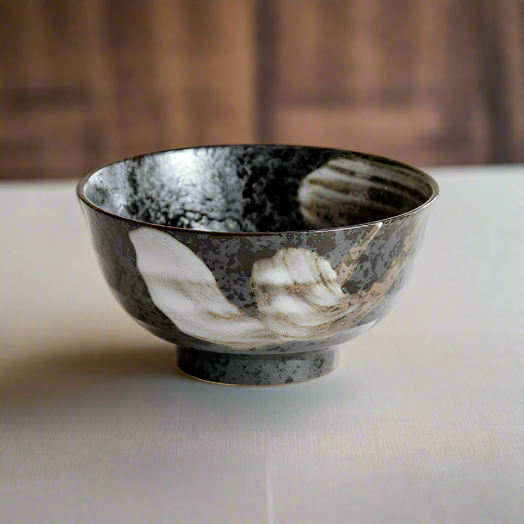 Handmade traditional "Night Spirits - 夜の精霊" bowl