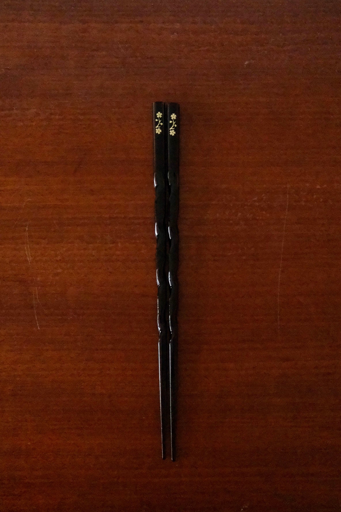 Curvy Natural wood Chopsticks