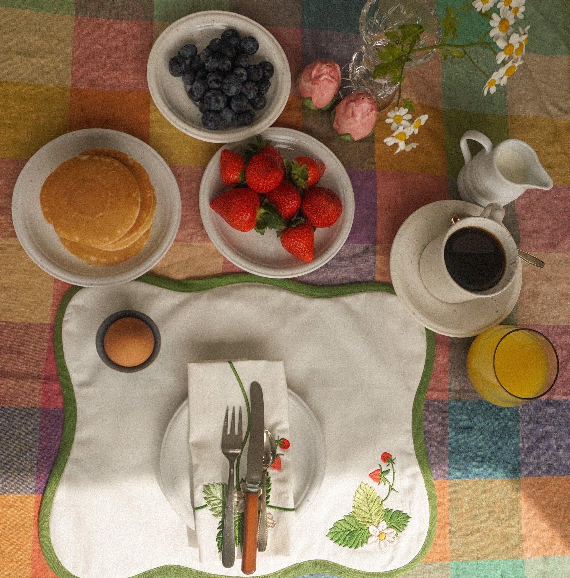 Strawberry placemat