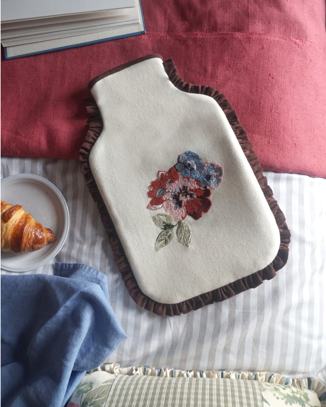 Rosa hot water bottle