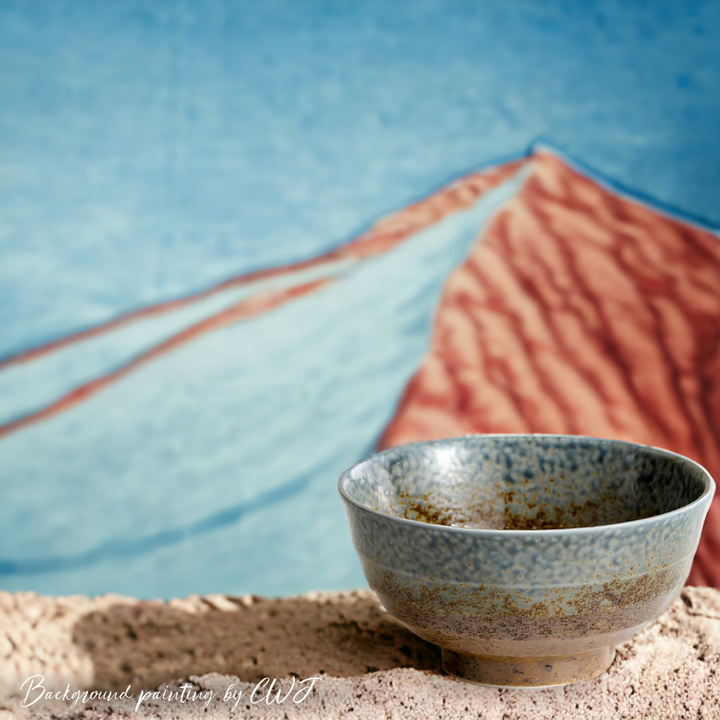 Handmade traditional "Sandy Dunes - 砂丘" bowl