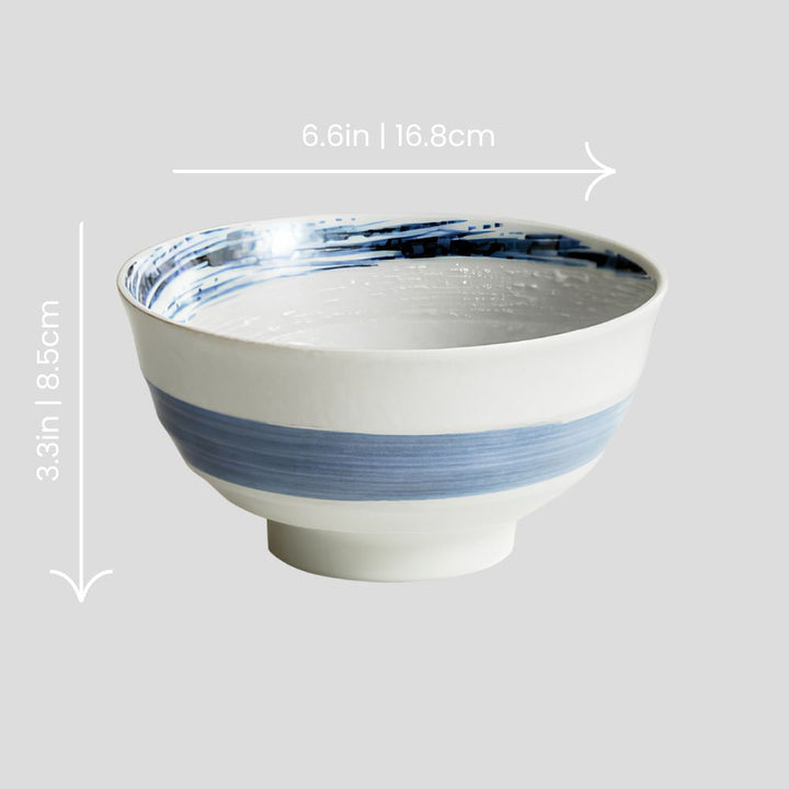Handmade traditional "Sky High - 空高く" bowl