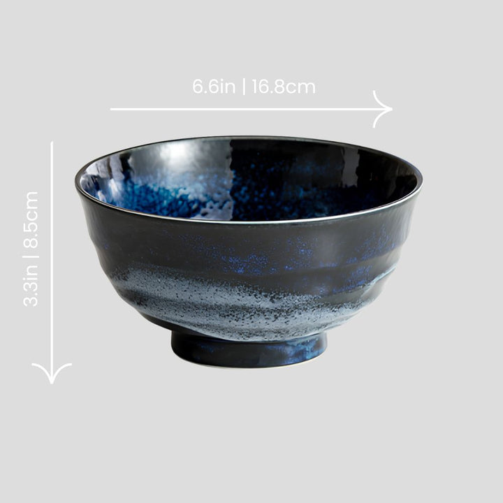 Handmade traditional "Starry Sky - 星空" bowl