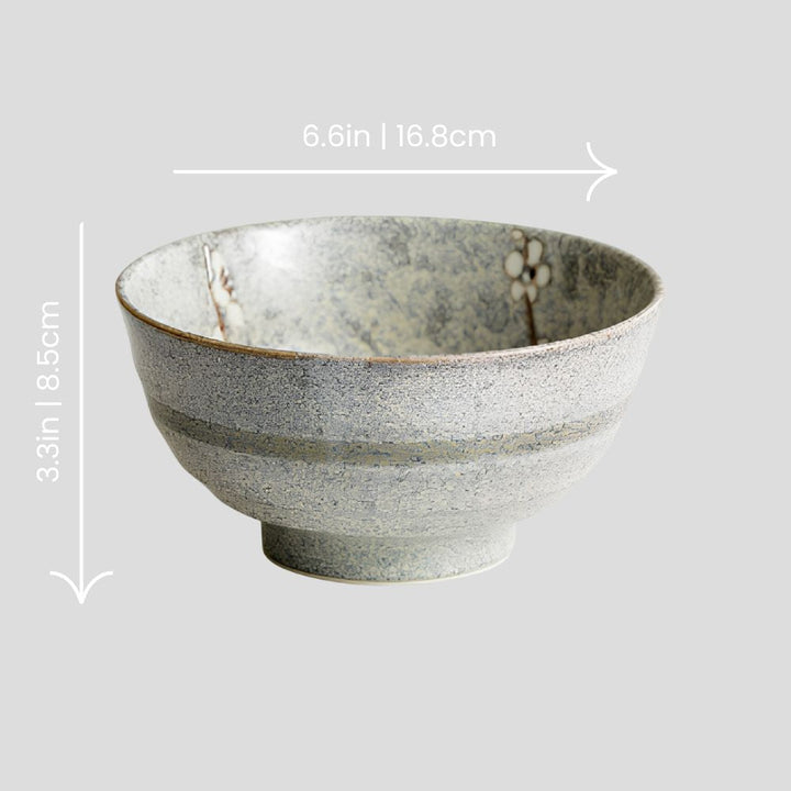 Handmade traditional "Early Spring - 春先" bowl