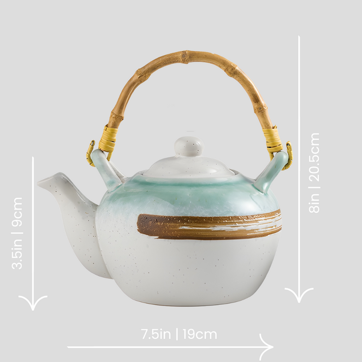 Japanese traditional "Misty Mountain" teapot - 34oz