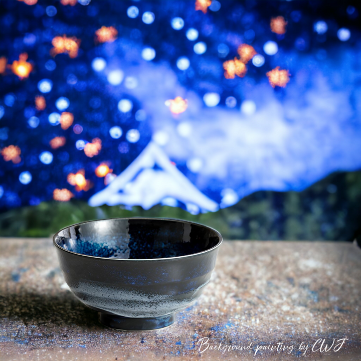 Handmade traditional "Starry Sky - 星空" bowl
