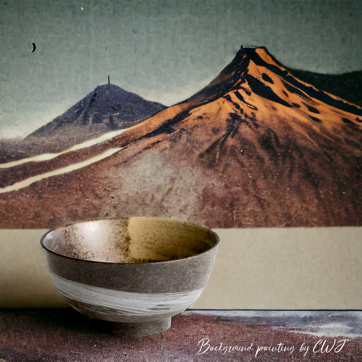 Handmade traditional "Deep Mountain - 深い山" bowl