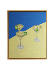 Três margaritas Painting