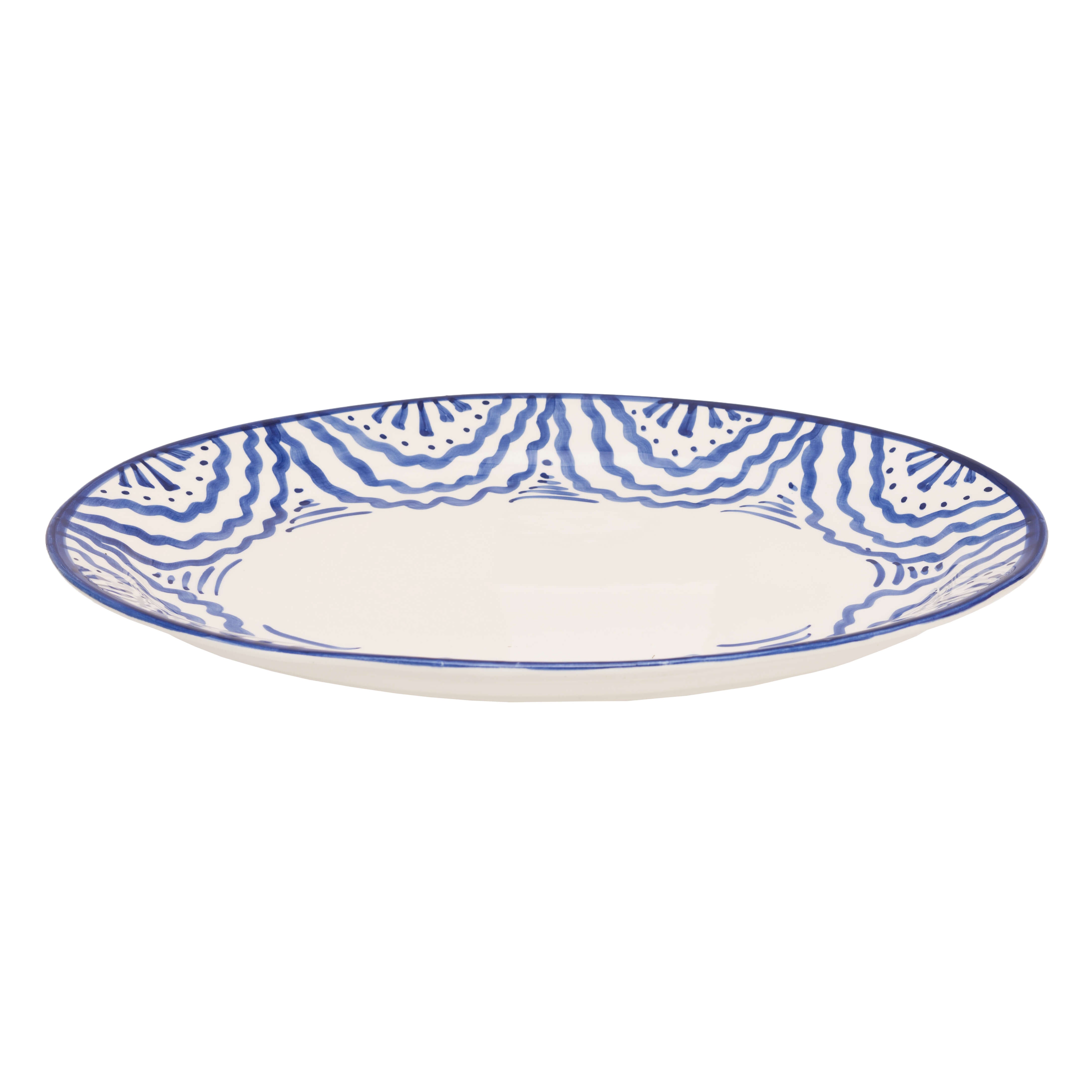 Large Blue Platter