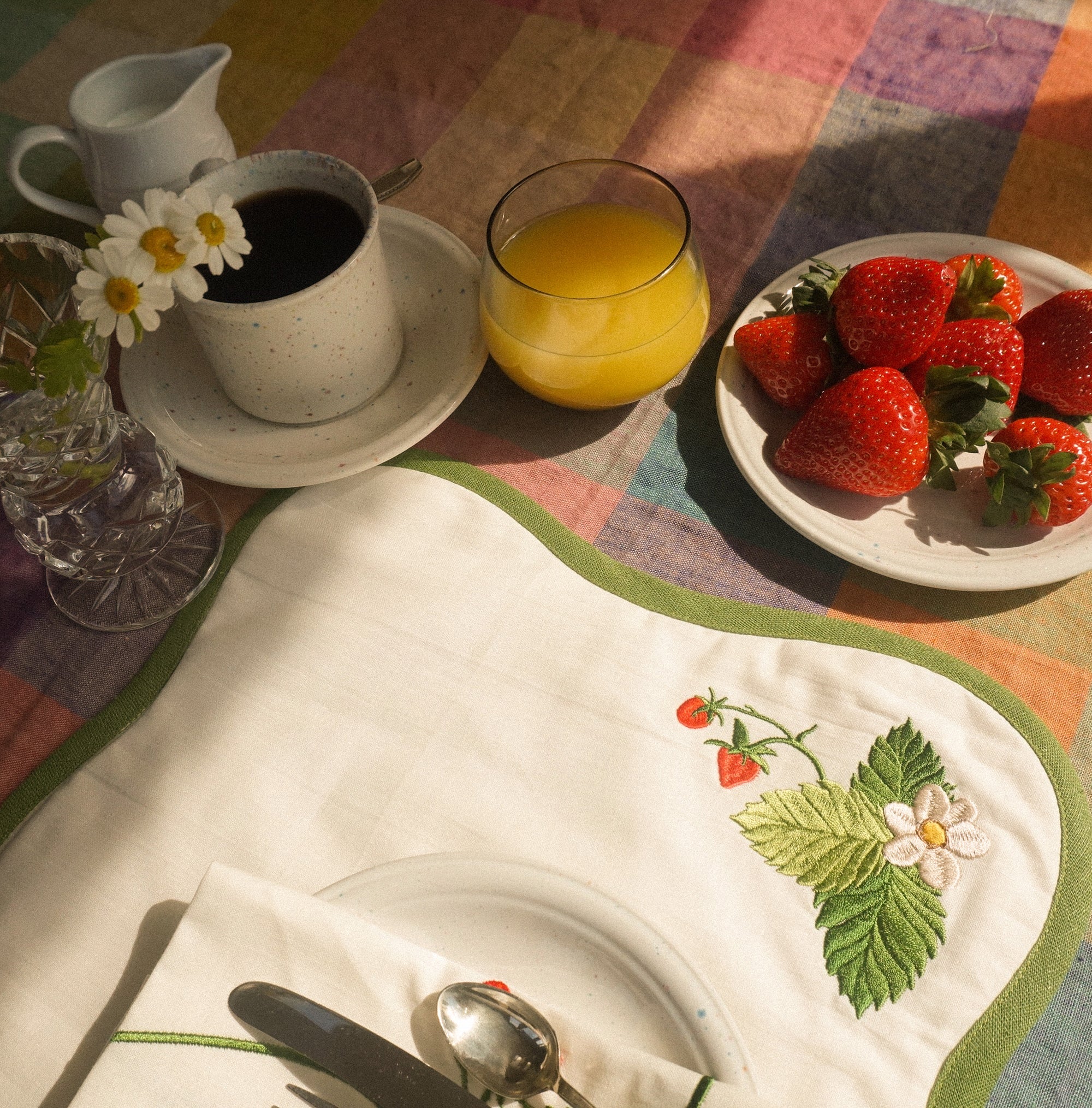 Strawberry placemat