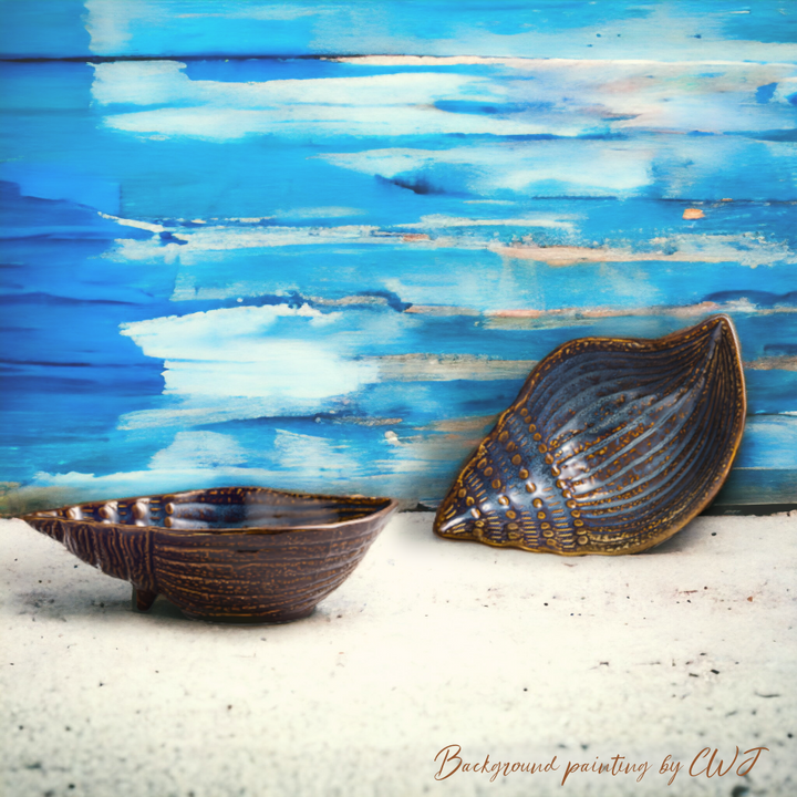 Handmade artistic "Conch" bowl