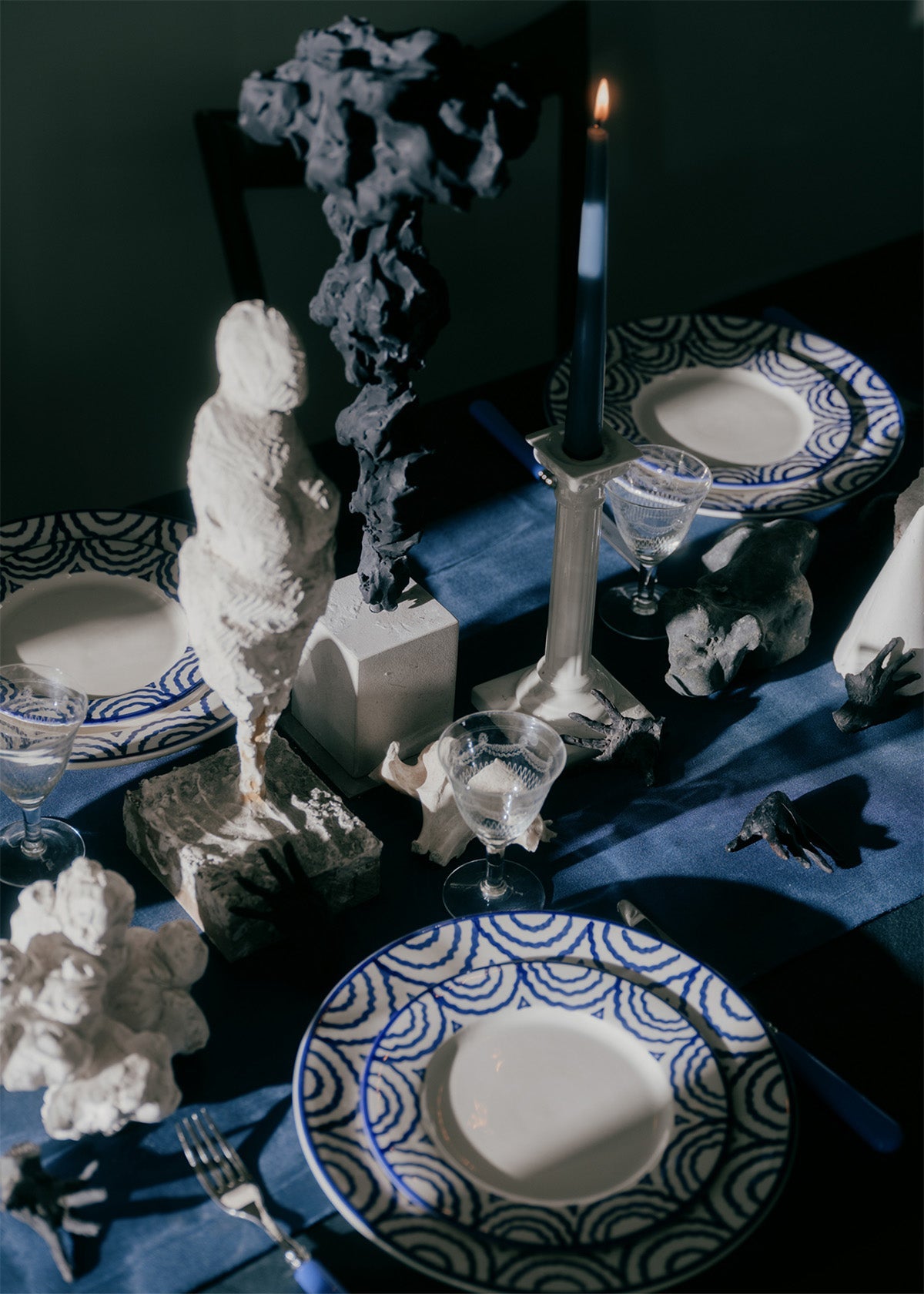 Blue Tabla Side Plate