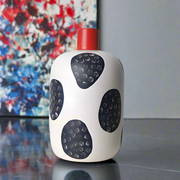Hand-painted large "Little Red Riding Hood" vase
