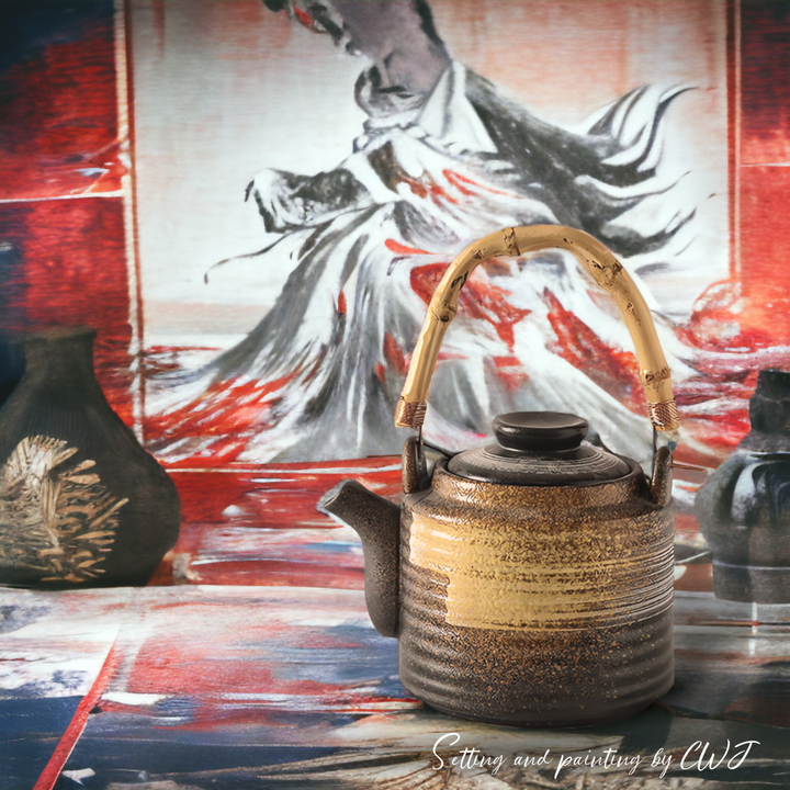 Japanese traditional "A Samurais Spirit" teapot - 34oz