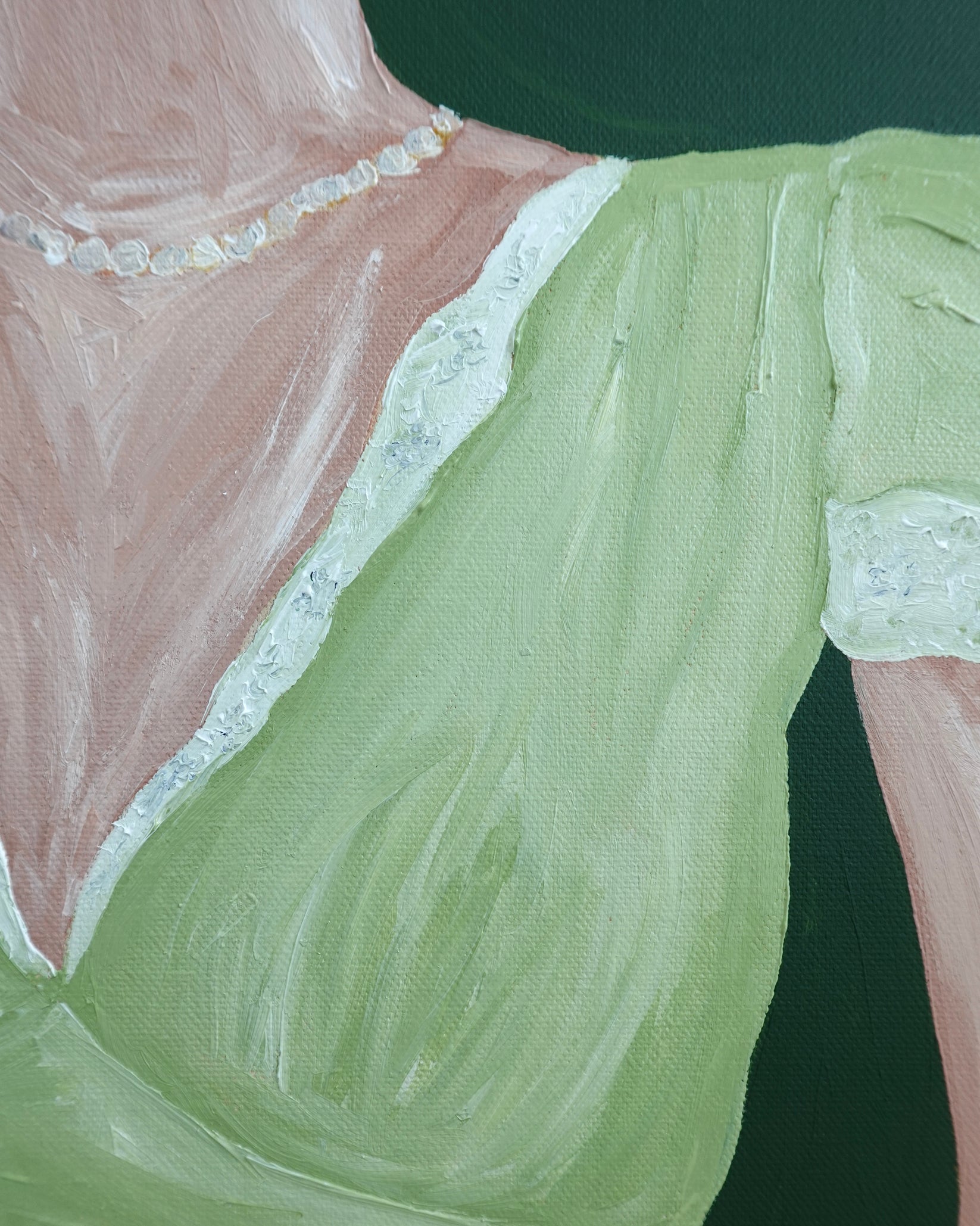 Vestida de primavera Painting
