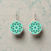 Alhambra Inspired Green Earrings Nazari