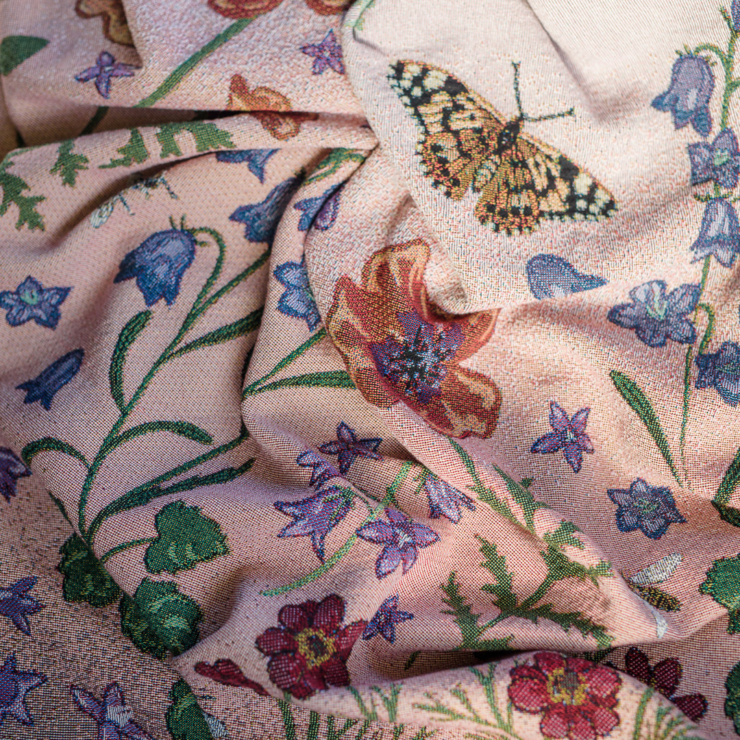 Meadows & Margins 'Sunset Pink' Woven Blanket