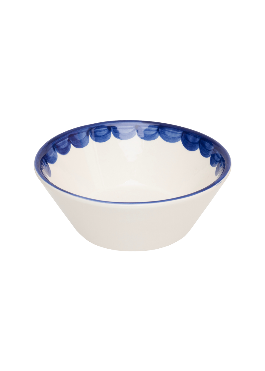 Blue Scallop Bowl