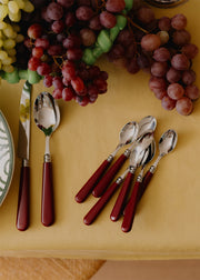 Burgundy Set of 2 Dessert Spoons