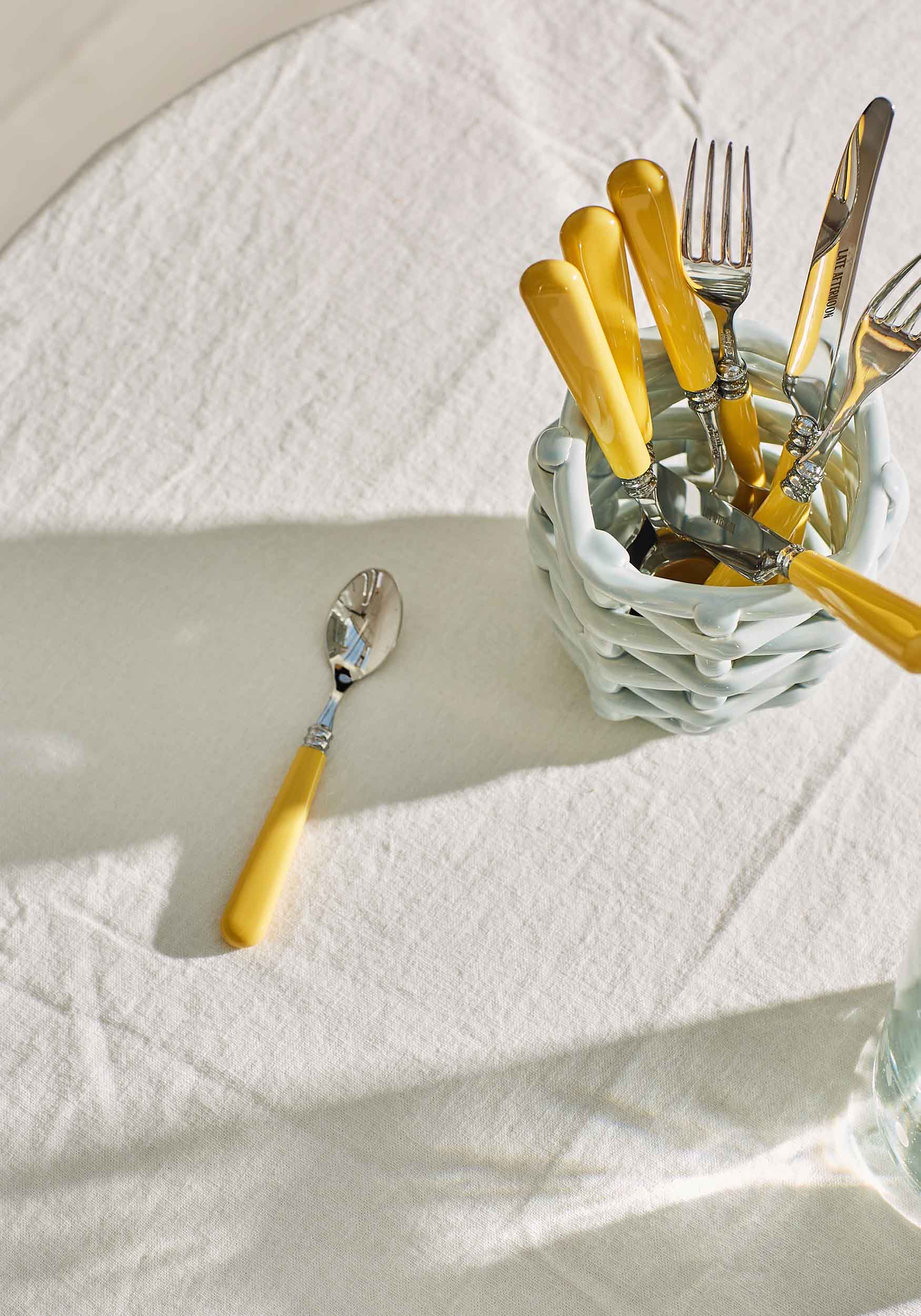 Butter Yellow Knife and Fork Set