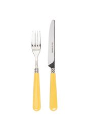 Butter Yellow Knife and Fork Set