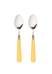 Butter Yellow Set of 2 Dessert Spoons
