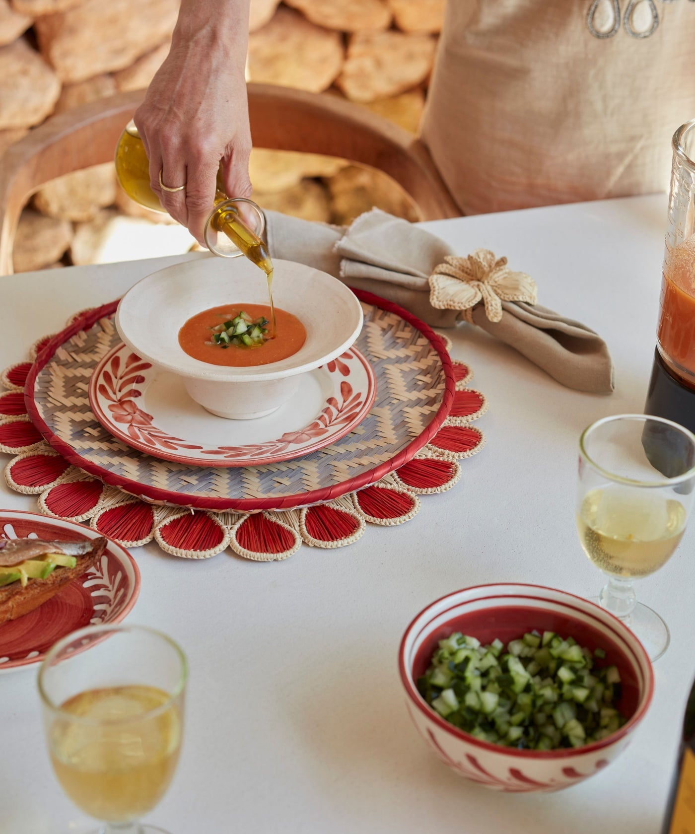 Lupita Placemat, Terracotta
