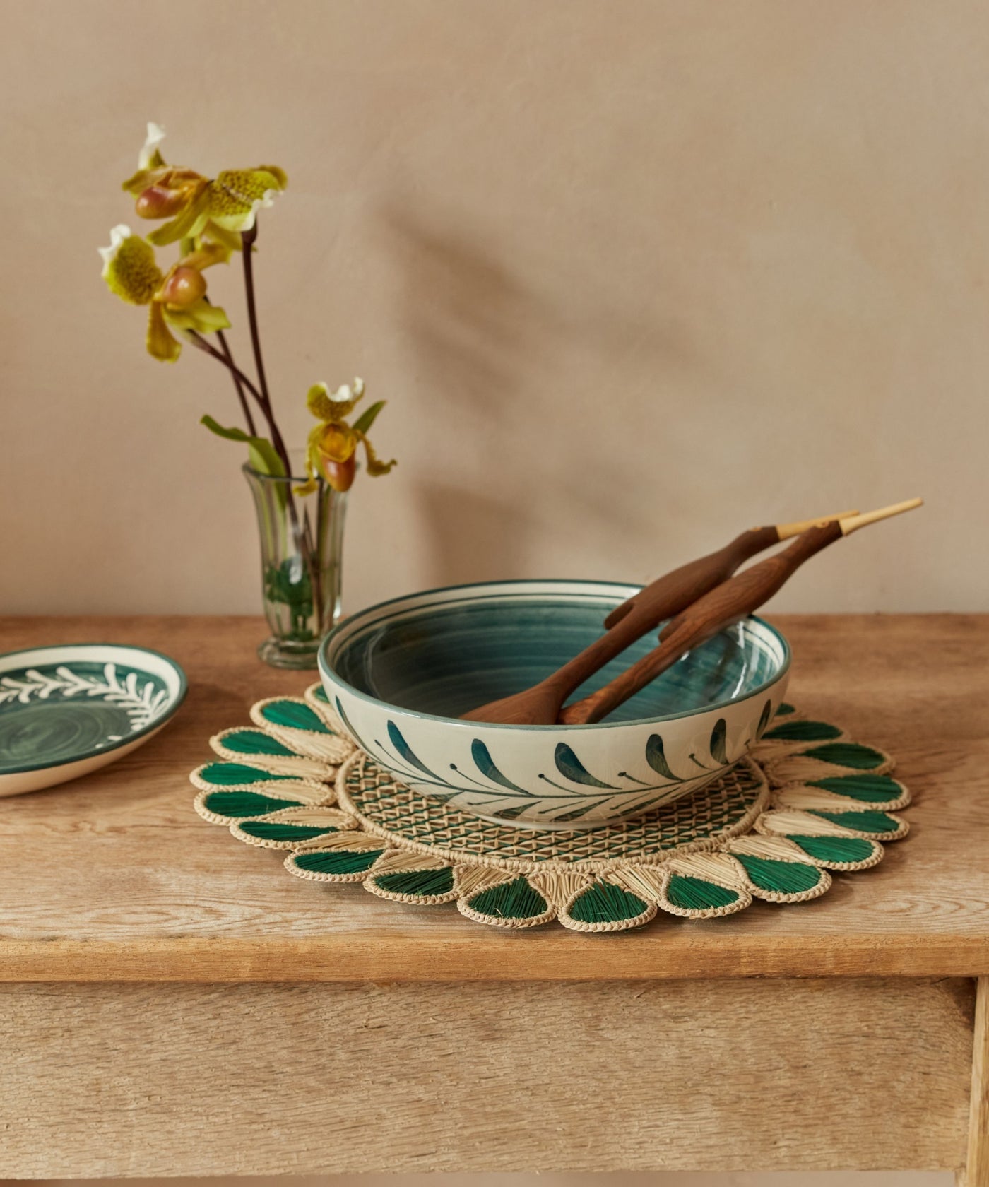 Lupita Placemat, Teal