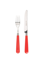 Classic Red Knife and Fork Set