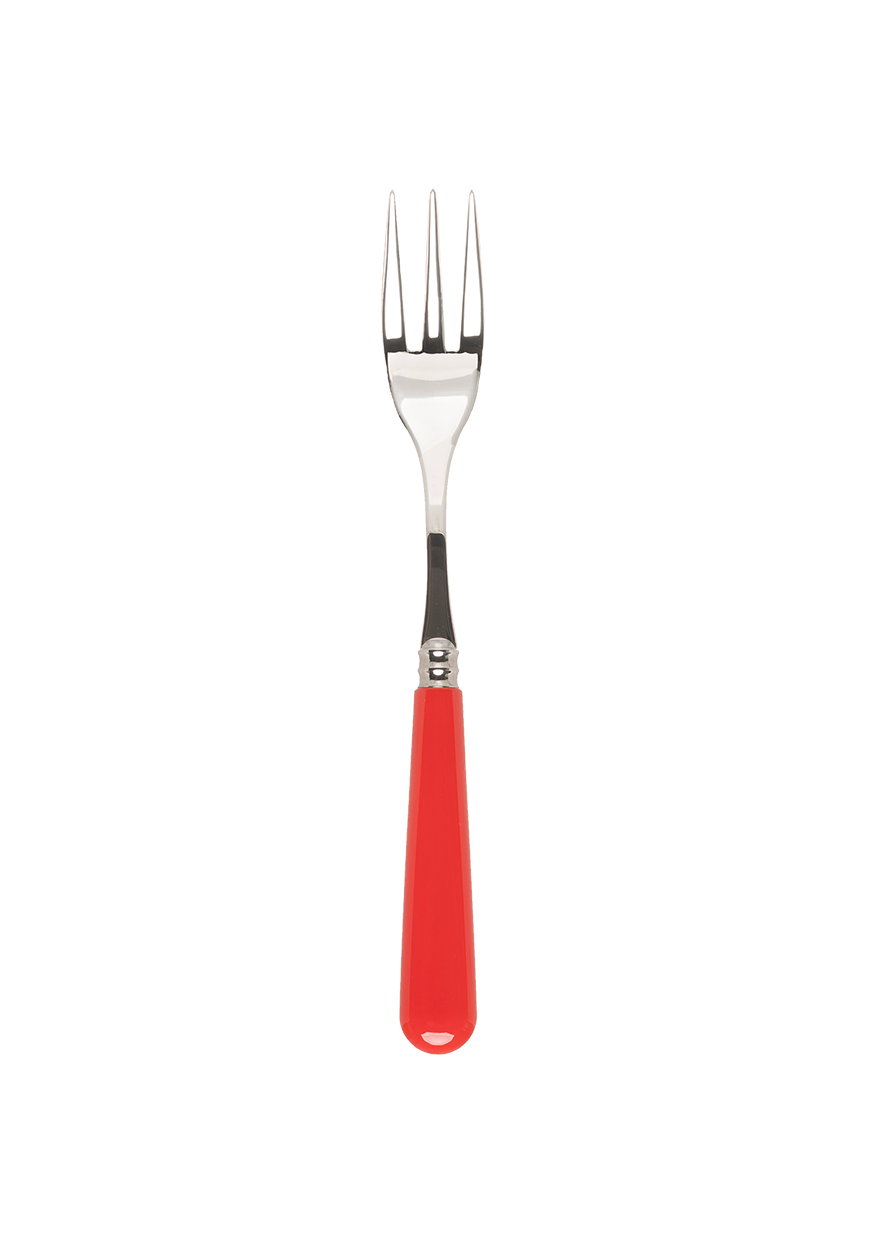 Classic Red Serving Fork