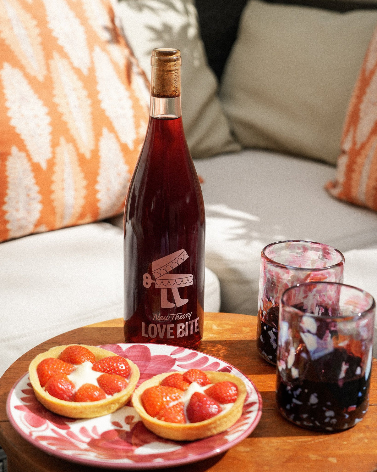 Florita Dessert Plate, Grenadine
