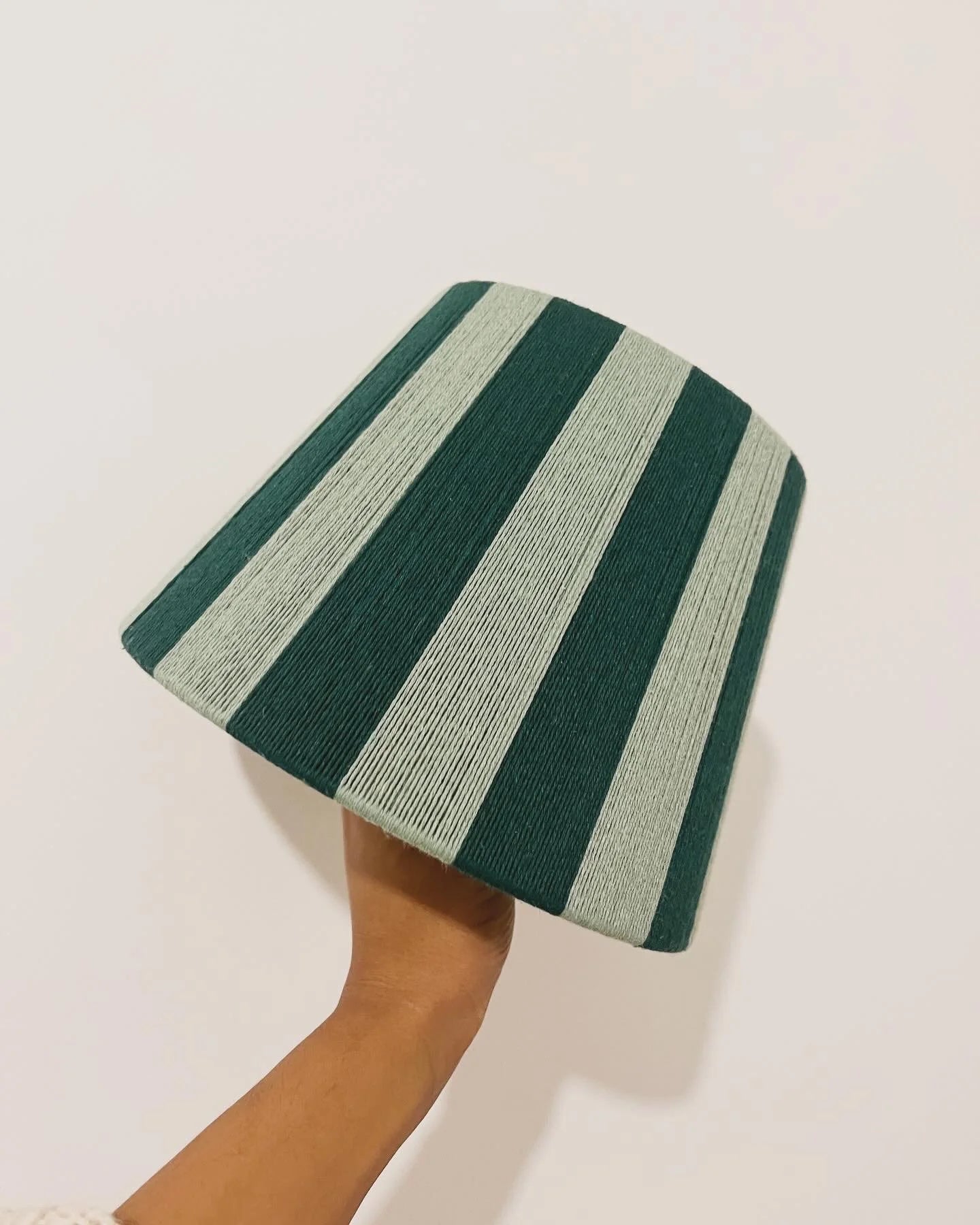 Forest | The Forest and Sage Green Stripe String Lampshade