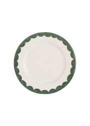 Green Scallop Side Plate