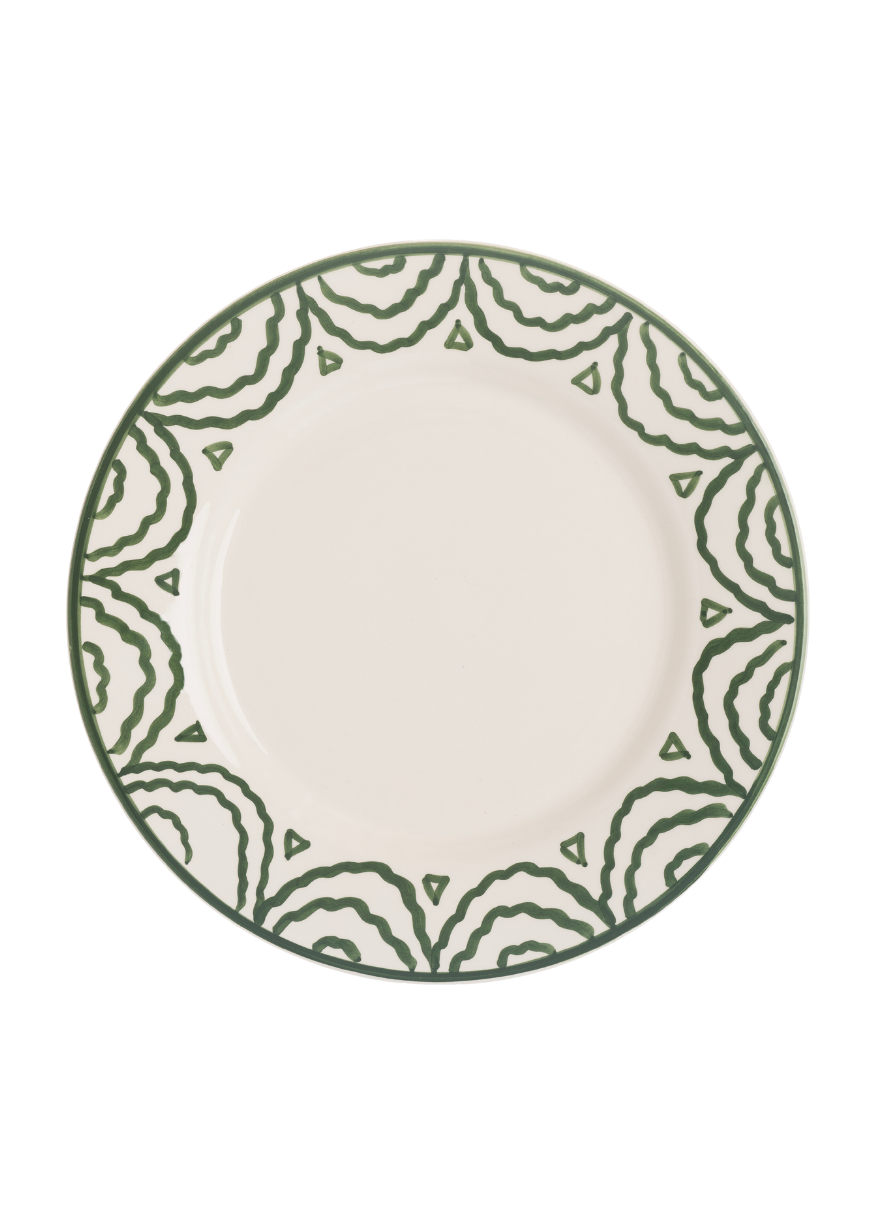 Green Tabla Dinner Plate