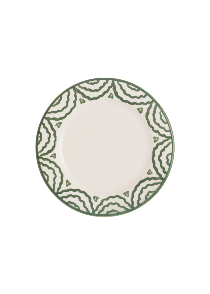 Green Tabla Side Plate