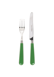 Green Knife and Fork Set