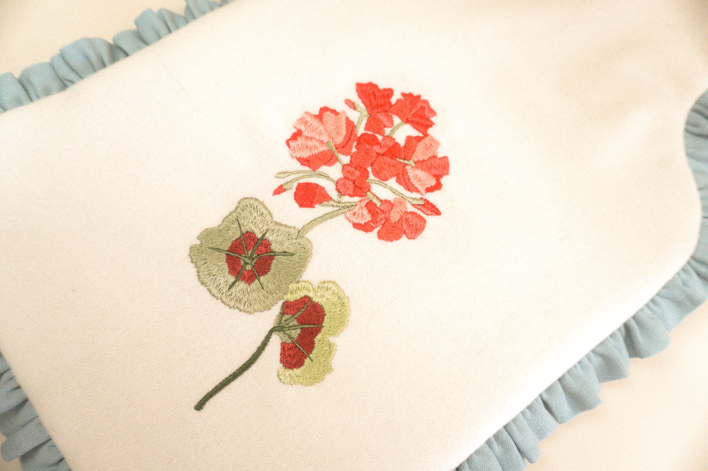 Geranium hot water bottle