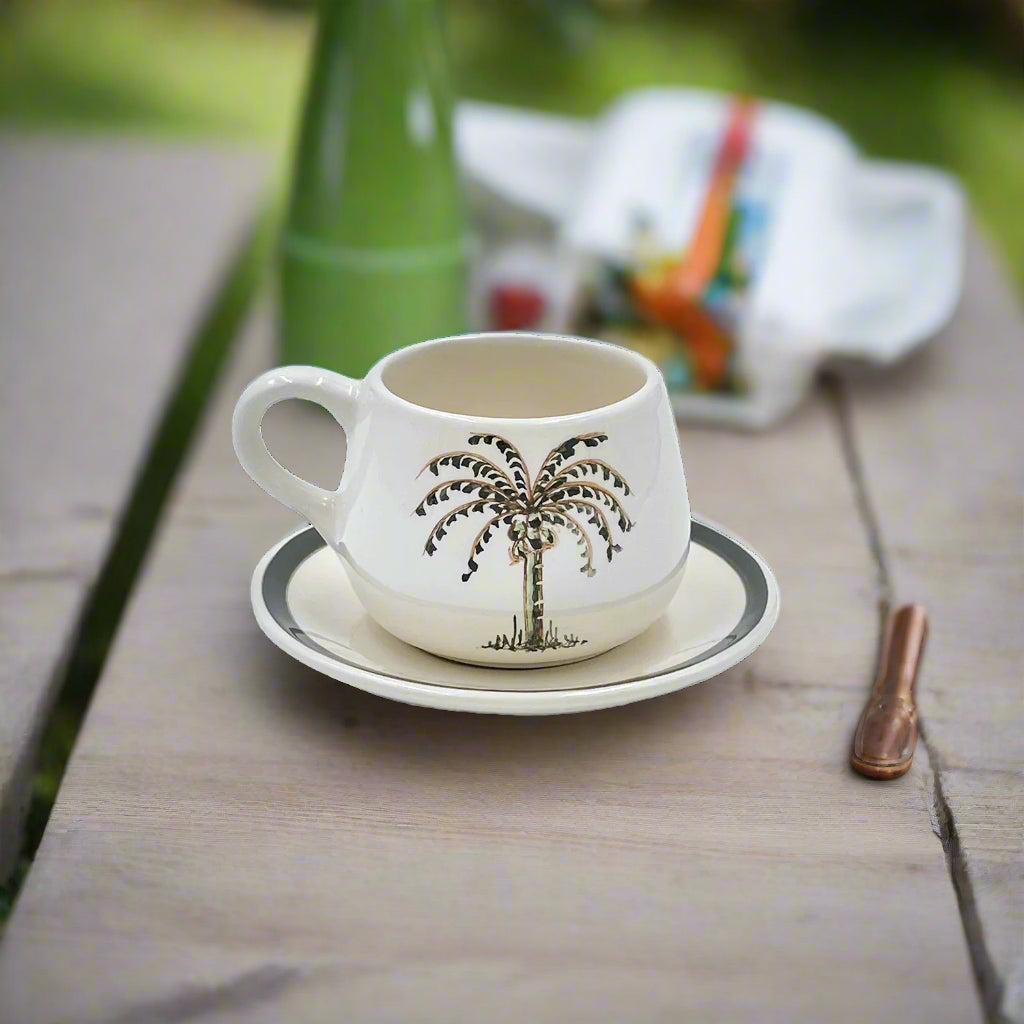Palmetto Coffee Cup & Saucer